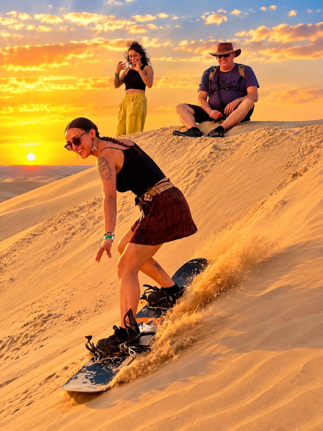 Dévalez les plus hautes dunes sur une planche fartée — débutants comme confirmés.