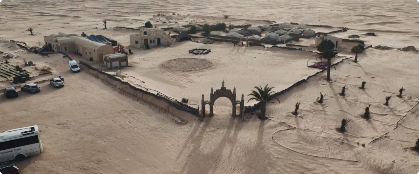 campement 'Dunes Insolites' à Sabria ,tunisie , desert, sahara,